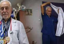 80 yaşındaki çocuk doktoru pistte madalya peşinde