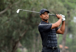 ABD'li golfçü Tiger Woods'un aracı takla attı!