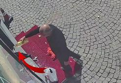 Erzurum’da bir eczacıdan kundaklama girişimi! Eczanenin camını kırıp yağ döktü: O anlar kamerada