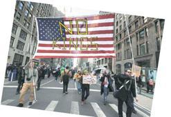 ABD’de ‘Krallara Hayır’ eylemleri