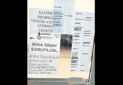 Üniversite kantini borçlu öğrencileri ifşa etti