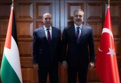 Dışişleri Bakanı Hakan Fidan, Filistin Devlet Başkanı Yardımcısı Şeyh ile bir araya geldi