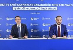 Enerji Bakanlığı ile Sıfır Atık Vakfı arasında işbirliği protokolü