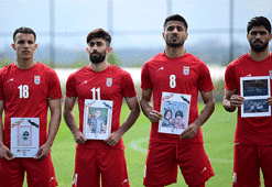 İran Milli Takımı, Antalya'da savaşta hayatını kaybeden çocukları andı