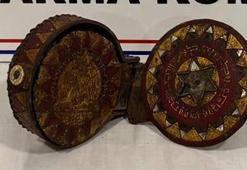 Erzurum’da ceylan derisine yazılmış altın işlemeli Tevrat ele geçirildi