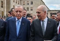 Cumhurbaşkanı Erdoğan, TBMM Başkanı Kurtulmuş ile görüştü