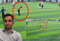 Halı sahada kahreden ölüm! Bir anda duraksadı, başını tuttu, yere yığıldı