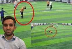 Halı sahada kahreden ölüm! Bir anda duraksadı, başını tuttu, yere yığıldı