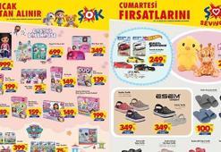 HAFTA SONU ŞOK AKTÜEL KATALOĞU SATIŞA ÇIKTI! ŞOK 4-7 Nisan aktüel kataloğunda bu hafta hangi ürünler satışa sunuldu? Gabby's Dollhouse Figür ve Oyuncak Setleri, Kadın-Erkek Terlik Çeşitleri, Xbox Series Oyun Konsolu, Samsung Cep Telefonu...