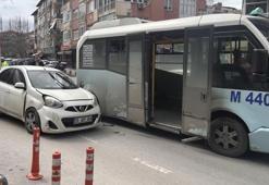 Kaza böyle geldi! Ana yola çıkmak isterken...