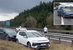 Bolu'da zincirleme kaza! 10 araç karıştı