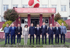 Milli Eğitim Bakan Yardımcısı Muhammet Bilal Macit'ten TFF Meral-Celal Aras Spor Lisesi'ni ziyaret