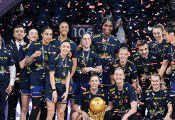 Kadınlar Basketbol Süper Ligi'nde Fenerbahçe namağlup şampiyon! Finalde Galatasaray'ı yendi