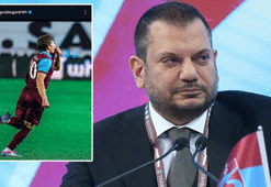 Trabzonspor'da Ertuğrul Doğan'dan Galatasaray maçı paylaşımı!