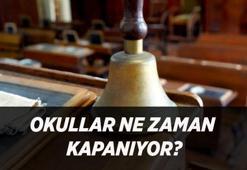 BU YIL OKULLAR NE ZAMAN KAPANACAK? | Yaz tatili ne zaman, karneler haziranın kaçında verilecek, okulların kapanmasına kaç gün kaldı?