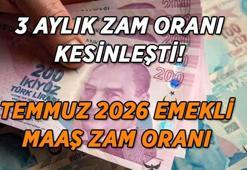 3 AYLIK EMEKLİ MAAŞ ZAMMI ENFLASYON FARKI | Temmuz 2026 emekli maaş zam oranı yüzde kaç olacak? İşte SSK ve Bağ-Kur emeklileri için kesinleşen zam oranı...