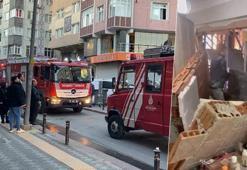 Zeytinburnu'nda korku dolu anlar! İnşaatta beton döküldüğü anda yan binanın duvarı çöktü; 2 gözaltı