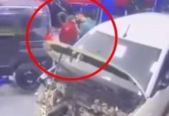 Bursa’da oto tamircisinde şiddet! 'Telefona baktın' diyerek çırağı dövdü