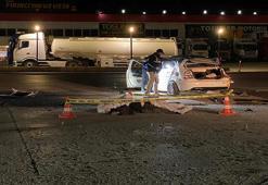 Kontrolden çıkıp, takla atan otomobilin çarptığı TIR sürücüsü öldü
