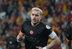 Galatasaray'da Barış Alper Yılmaz sahaya kaptan çıktı! Forvet oynadığı maçta yine golünü attı