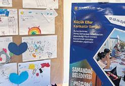 Çocuklar sanatla dayanışıyor