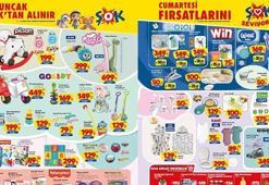 ŞOK 11-14 NİSAN AKTÜEL İNDİRİMLERİ! ŞOK 11-14 Nisan aktüel kataloğunda hangi ürünler satışa çıkacak? Midilli At, Pelüş Tırtıl, Müslin Panço, Çocuk Diş Fırçası...