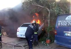 15 gün önce taşındığı iş yeri gözlerinin önünde küle döndü