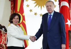 Cumhurbaşkanı Erdoğan Kuzey Makedonya Cumhurbaşkanı Gordana Siljanovska-Davkova ile görüştü