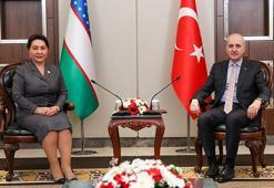 TBMM Başkanı Kurtulmuş, Özbekistan Senatosu Başkanı Narbaeva ile görüştü
