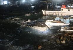 Hatay'da fırtına! Tekneler alabora oldu, ev ve iş yerlerinin çatısı uçtu