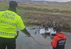 Sulama kanalında görülen araç ekipleri seferber etti! Dalgıçlar suya indi, gerçek sonradan ortaya çıktı