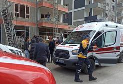 Ankara'da inşaatta iskele bir anda çöktü! 8 katlı binada korku dolu anlar: 1'i ağır 3 yaralı