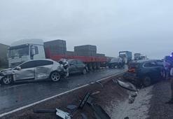 Ortalık savaş alanına döndü! Aksaray'da yolcu otobüsü 10 araca çarparak durabildi