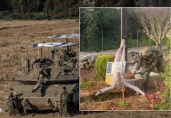 Lübnan'da İsrail askerinden skandal görüntü! İsa heykelini baltayla parçaladı