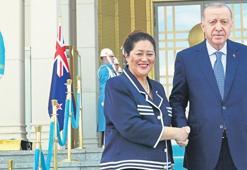 Erdoğan, Yeni Zelanda Genel Valisi Kiro’yu kabul etti
