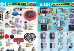 A101 KATALOĞU SATIŞA ÇIKTI! 23 Nisan A101 kataloğunda bu hafta hangi ürünler satışa sunuldu? 15 Jant Bisiklet, Masa Tenisi Raketi 2'li, Parmak ve Bilek Egzersiz Aleti, Top Şişirme Pompası...
