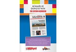 Milliyet Mimarlık Dergisi’nin 63. Sayısı Bu Pazar Bayilerde!