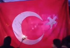 Ermenistan'da provokatörlerden alçak saldırı! Türk bayrağını yaktılar: Paşinyan'dan ilk açıklama geldi
