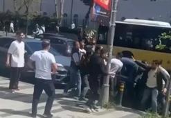 Zabıta ile işportacılar arasında başlayan tartışma büyüdü! Araya giren esnaf darbedildi