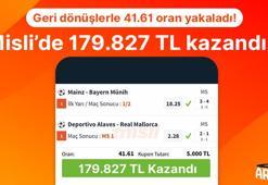 Geri dönüşlerle 41.61 oran yakaladı! Misli’de 179.827 TL kazandı…