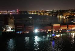 İstanbul Boğazı'nda faciadan dönüldü! Dümen arızası yaşayan gemi yalıya metreler kala durdu