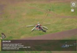 Ukrayna: Rusya'nın Voronej bölgesinde Rus ordusuna ait 2 helikopteri hedef aldık