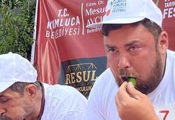 39 kişi katıldı, sadece bir kişi başardı: Acı yarışında ilginç anlar
