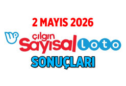 Çılgın Sayısal Loto Çekiliş Sonuçları Sorgulama Ekranı: 2 Mayıs 2026 Çılgın Sayısal Loto Çekiliş Sonuçları belli oldu