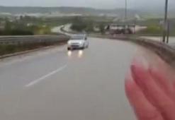 Vatandaşın çabası kazayı önlemeye yetmedi! Canlı yayında...