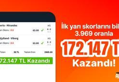 İlk yarı skorlarını bildi, Misli’yle kazandı! Tam 3.969 oranla 172.147 TL…