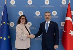 Dışişleri Bakanı Hakan Fidan, AB Komisyonunun Akdeniz'den sorumlu üyesi Suica ile görüştü