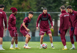 Trabzonspor, Beşiktaş derbisi hazırlıklarını sürdürdü