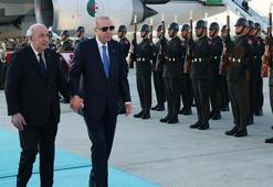 Cumhurbaşkanı Erdoğan, Cezayir Cumhurbaşkanı Tebbun'u resmi törenle karşıladı