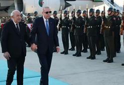 Cumhurbaşkanı Erdoğan, Cezayir Cumhurbaşkanı Tebbun'u resmi törenle karşıladı